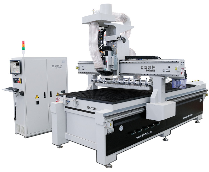 CNC EK-C সিরিজ লিনিয়ার প্রি লেবেলিং টুল চেঞ্জিং নেস্টিং মেশিন